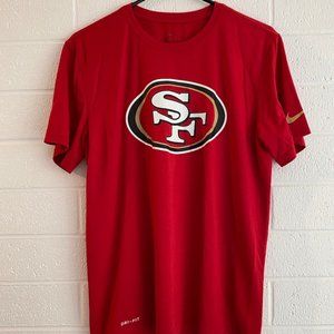 Nike San Francisco 49ers Logo T-Shirt - Red